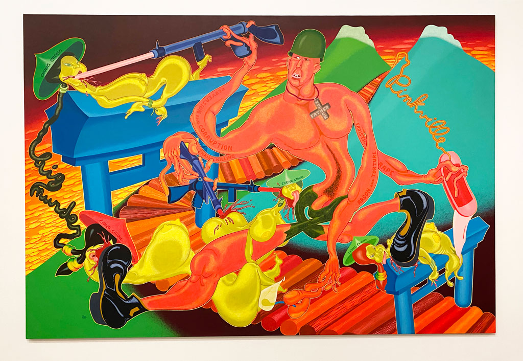 Peter Saul's painting Pinkville